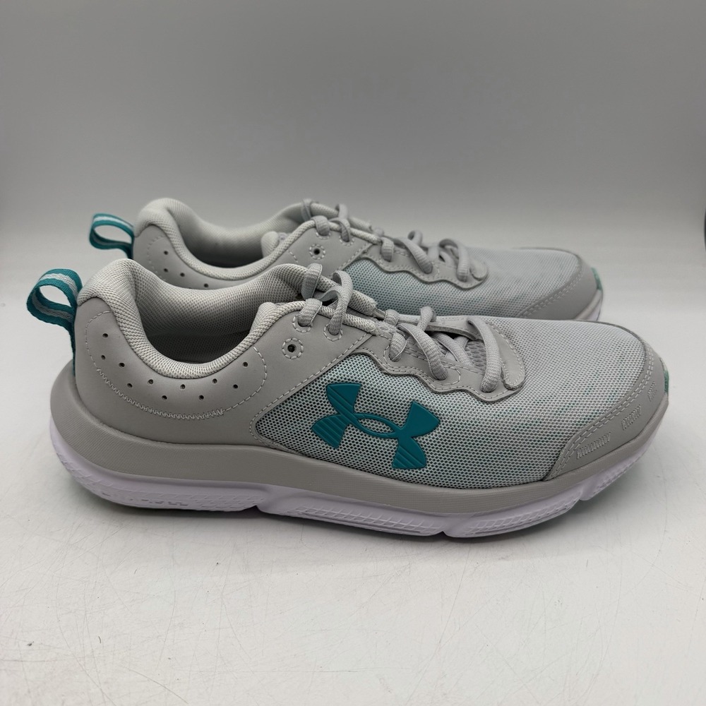 Under Armour Charged Assert 10 Running Shoes Womens 8.5 Halo Gray UA 3026179-107